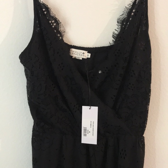 NWT black lace romper - Picture 4 of 4